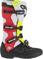 ALPINESTARS BOOTS TECH 5 BK/RD/YL / USA SIZE 16