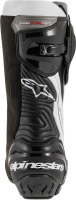 ALPINESTARS SUPERTECH R BOOTS STECH R BK/WT EURO SIZE 46 / USA SIZE 11.5