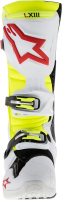 ALPINESTARS TECH 10 MX OFFROAD MOTORCYCLE BOOTS WT/RD/YL / USA SIZE 10