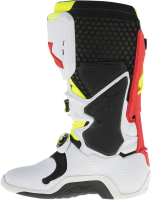 ALPINESTARS TECH 10 MX OFFROAD MOTORCYCLE BOOTS WT/RD/YL / USA SIZE 9