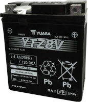 YTZ FACTORY-ACTIVATED AGM MAINTENANCE-FREE BATTERY